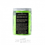 Распродажа, Силиконовые колпачки для краски Tattoo Caps ACI040-4, Зелёные, 100 шт.